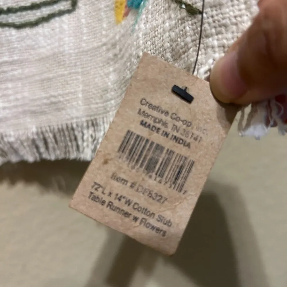 NWT Creative Co-Op Table Runner 72